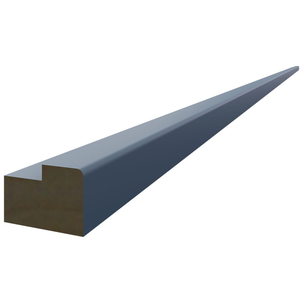 Fabuwood Allure Luna Indigo 96" W X 1" H X 1 1/2" D Light Rail Molding