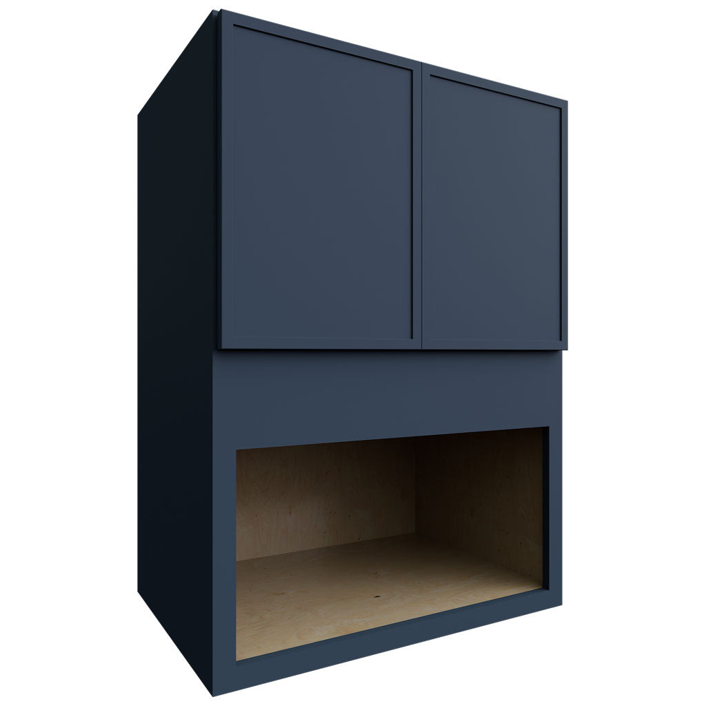 Fabuwood Allure Luna Indigo 30" W X 42" H X 21" D Microwave Cabinet