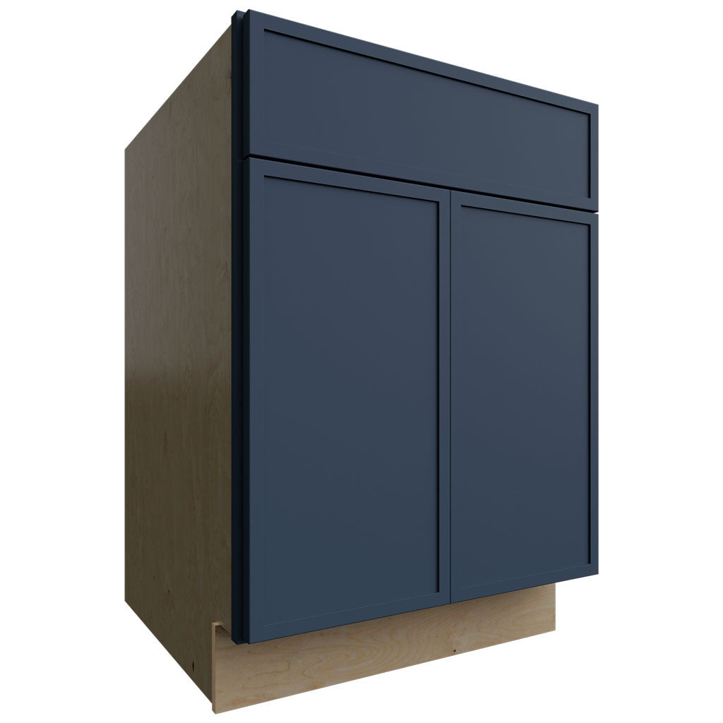 Fabuwood Allure Luna Indigo 24" W X 34 1/2" H X 24" D Double Door Sink Base Cabinet