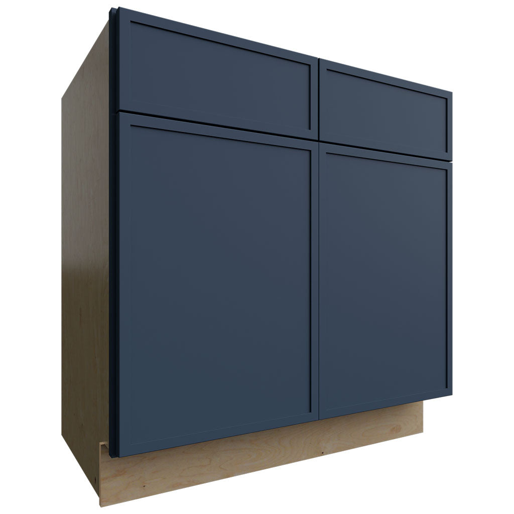 Fabuwood Allure Luna Indigo 33" W X 34 1/2" H X 21" D Vanity Sink Base Cabinet