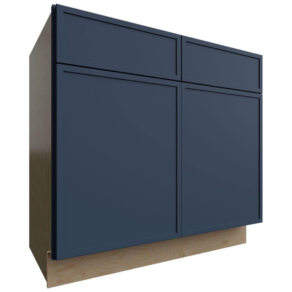 Fabuwood Allure Luna Indigo 36" W X 34 1/2" H X 21" D Vanity Sink Base Cabinet