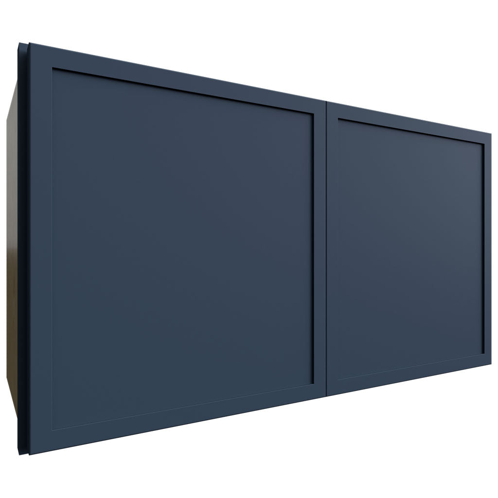 Fabuwood Allure Luna Indigo 27" W X 15" H X 12" D Double Door Wall Cabinet