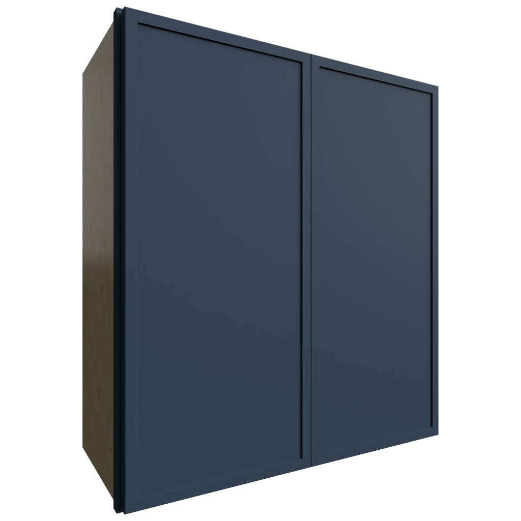 Fabuwood Allure Luna Indigo 27" W X 30" H X 12" D Double Door Wall Cabinet