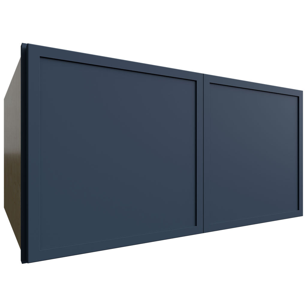 Fabuwood Allure Luna Indigo 30" W X 15" H X 24" D Double Door Wall Cabinet