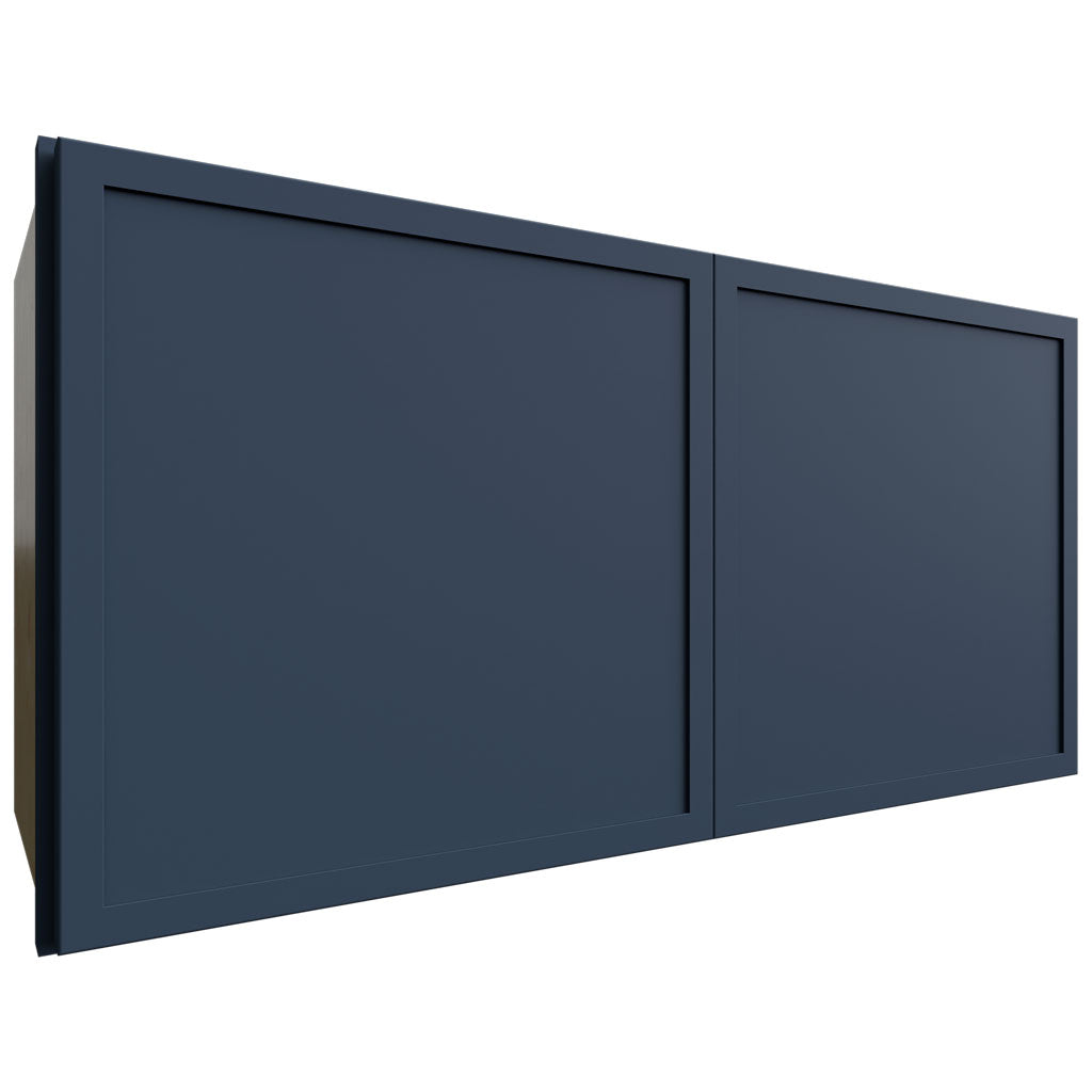 Fabuwood Allure Luna Indigo 30" W X 15" H X 12" D Double Door Wall Cabinet