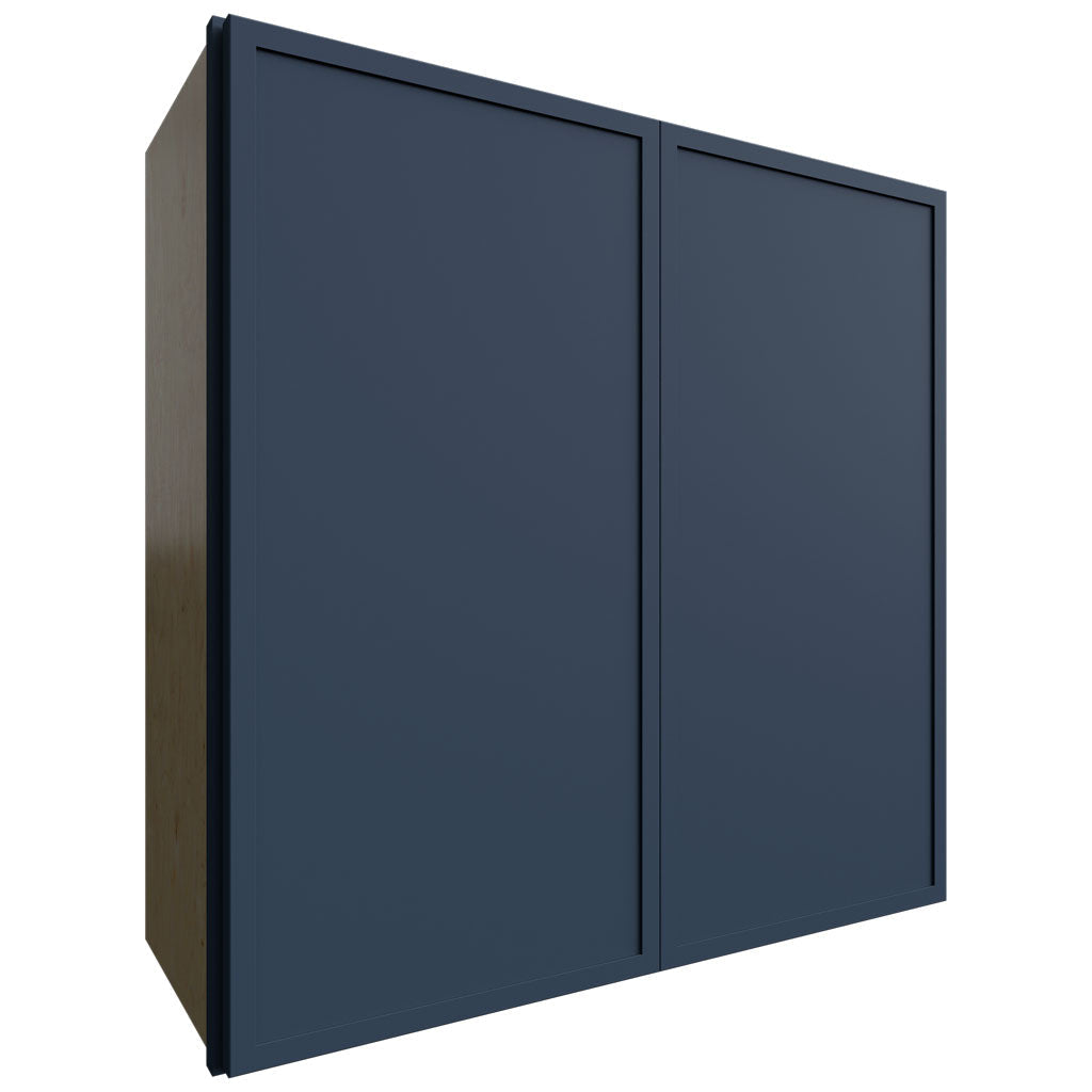 Fabuwood Allure Luna Indigo 30" W X 30" H X 12" D Double Door Wall Cabinet