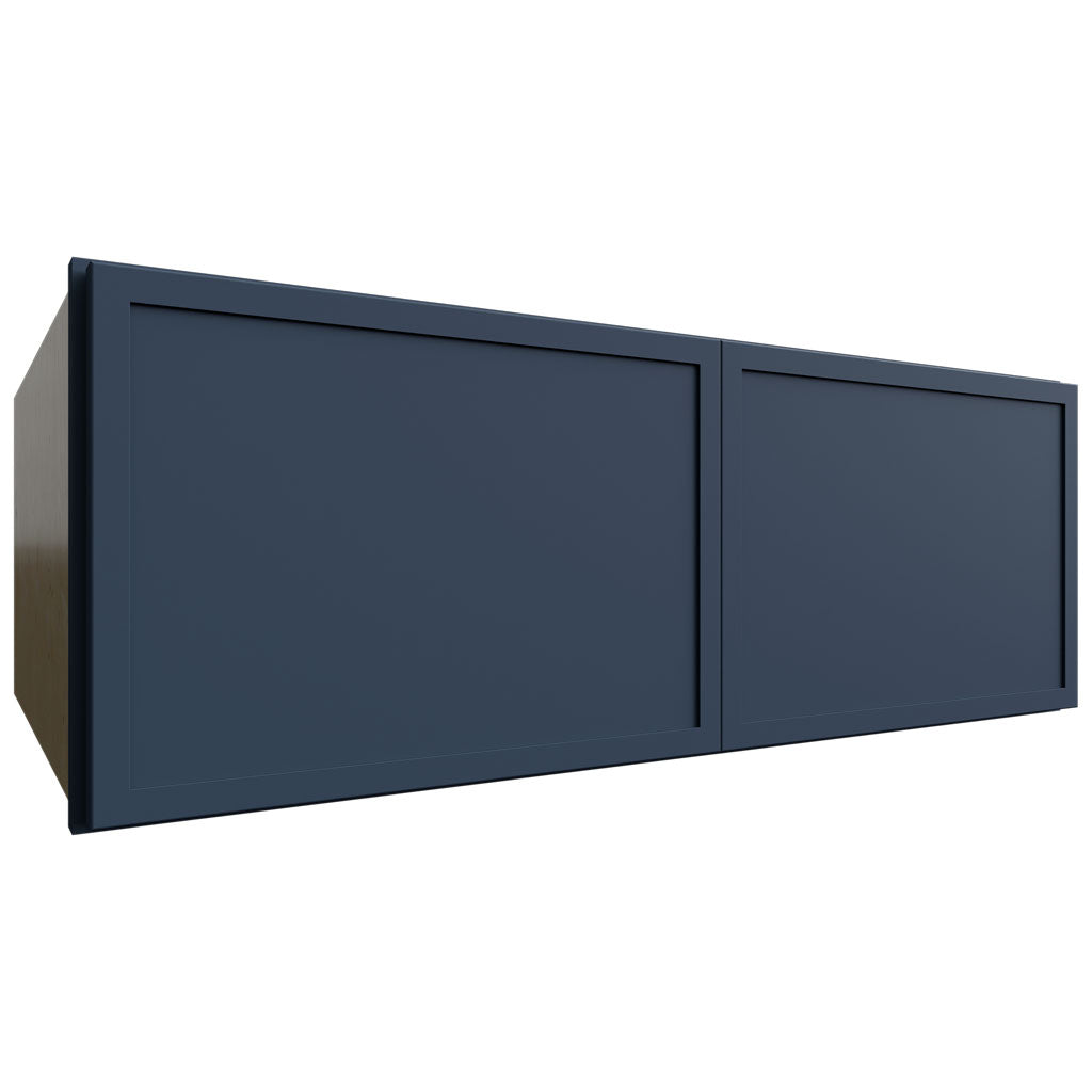 Fabuwood Allure Luna Indigo 33" W X 12" H X 24" D Double Door Wall Cabinet