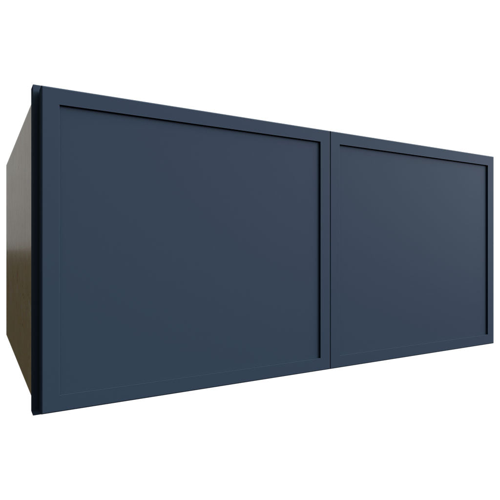 Fabuwood Allure Luna Indigo 33" W X 15" H X 24" D Double Door Wall Cabinet