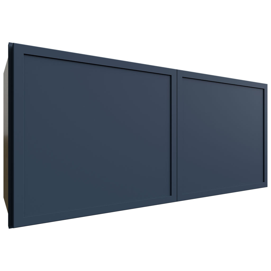 Fabuwood Allure Luna Indigo 33" W X 15" H X 12" D Double Door Wall Cabinet