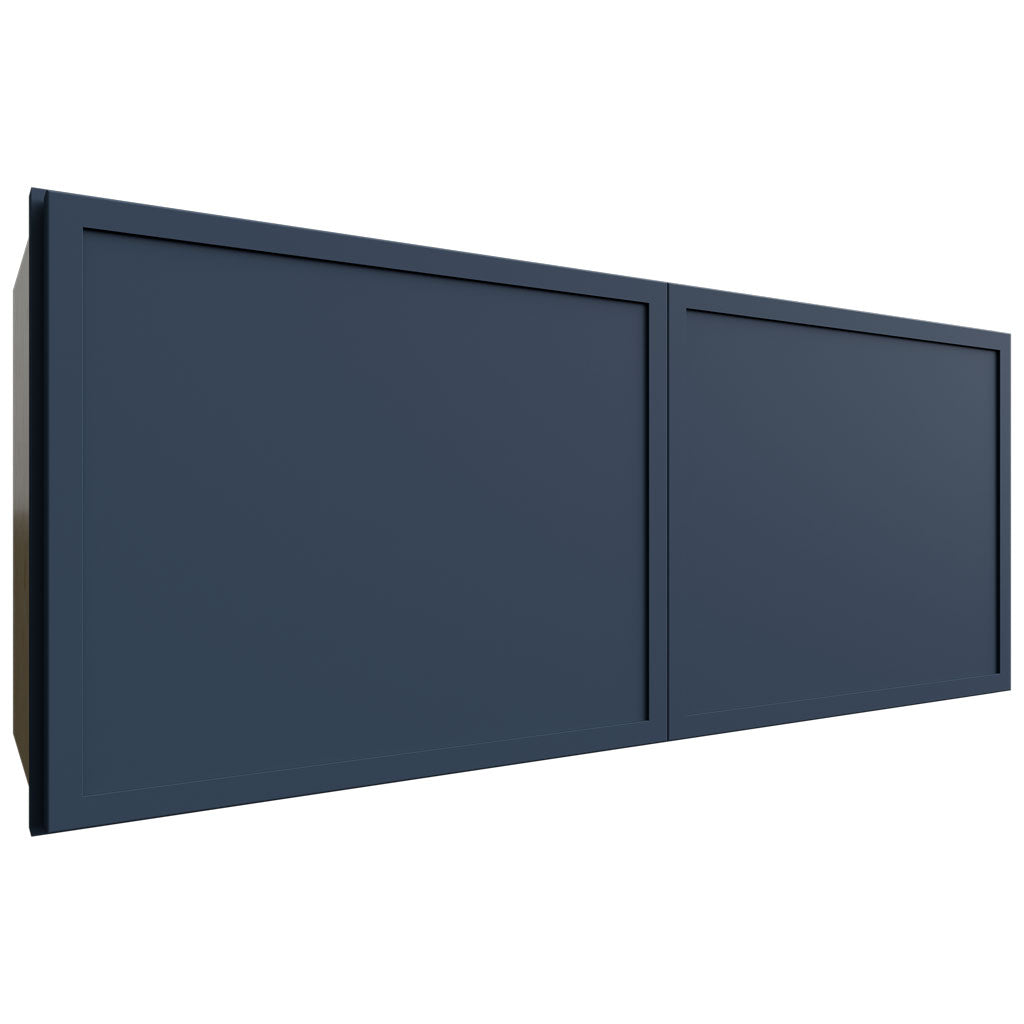 Fabuwood Allure Luna Indigo 36" W X 15" H X 12" D Double Door Wall Cabinet