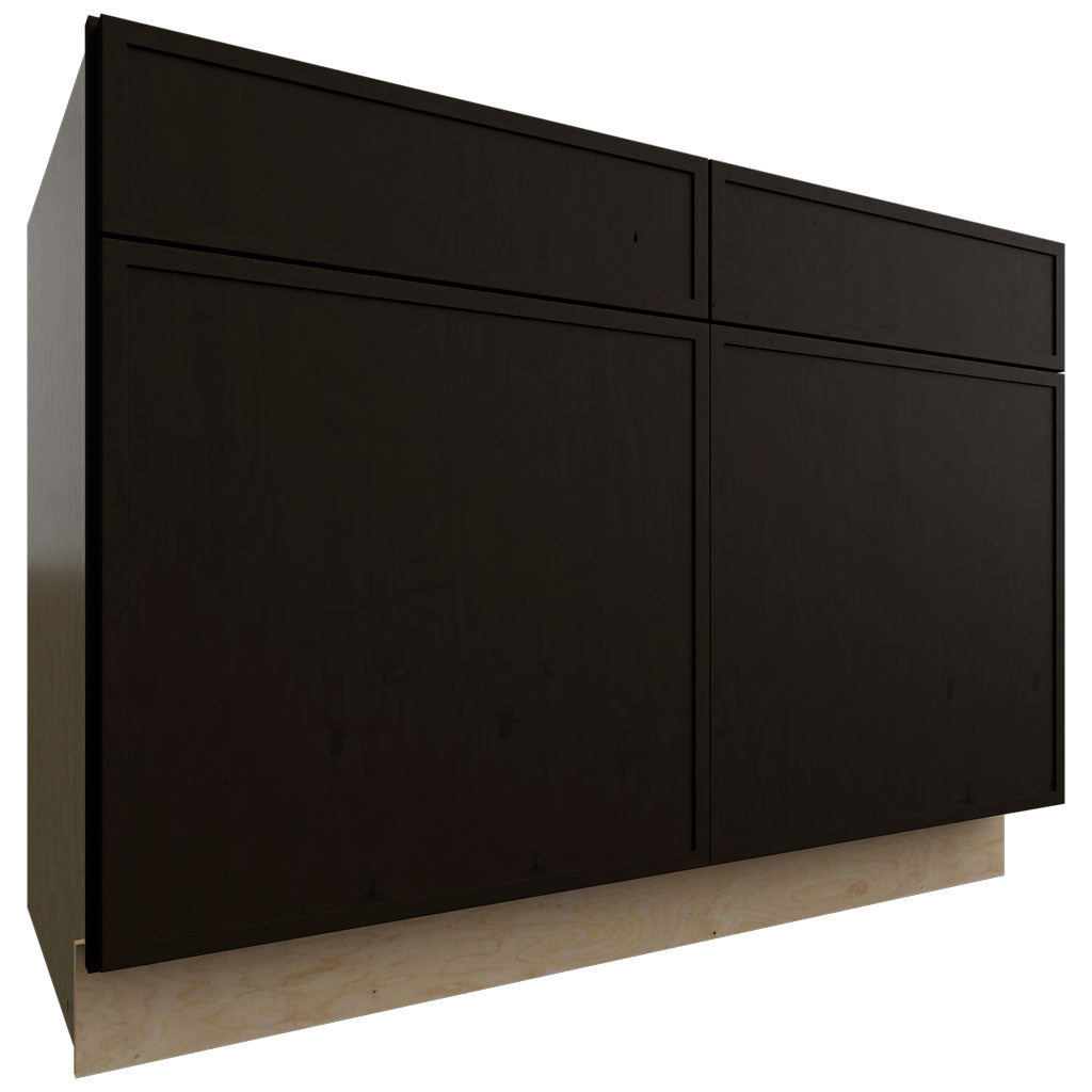 Fabuwood Allure Luna Kona 48" W X 34 1/2" H X 24" D Double Doors/Double Drawers Base Cabinet