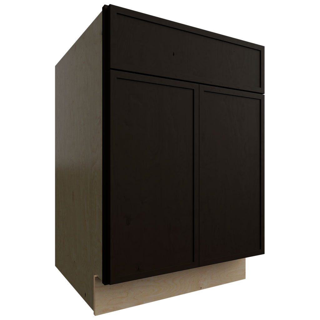 Fabuwood Allure Luna Kona 24" W X 34 1/2" H X 24" D Double Door Sink Base Cabinet
