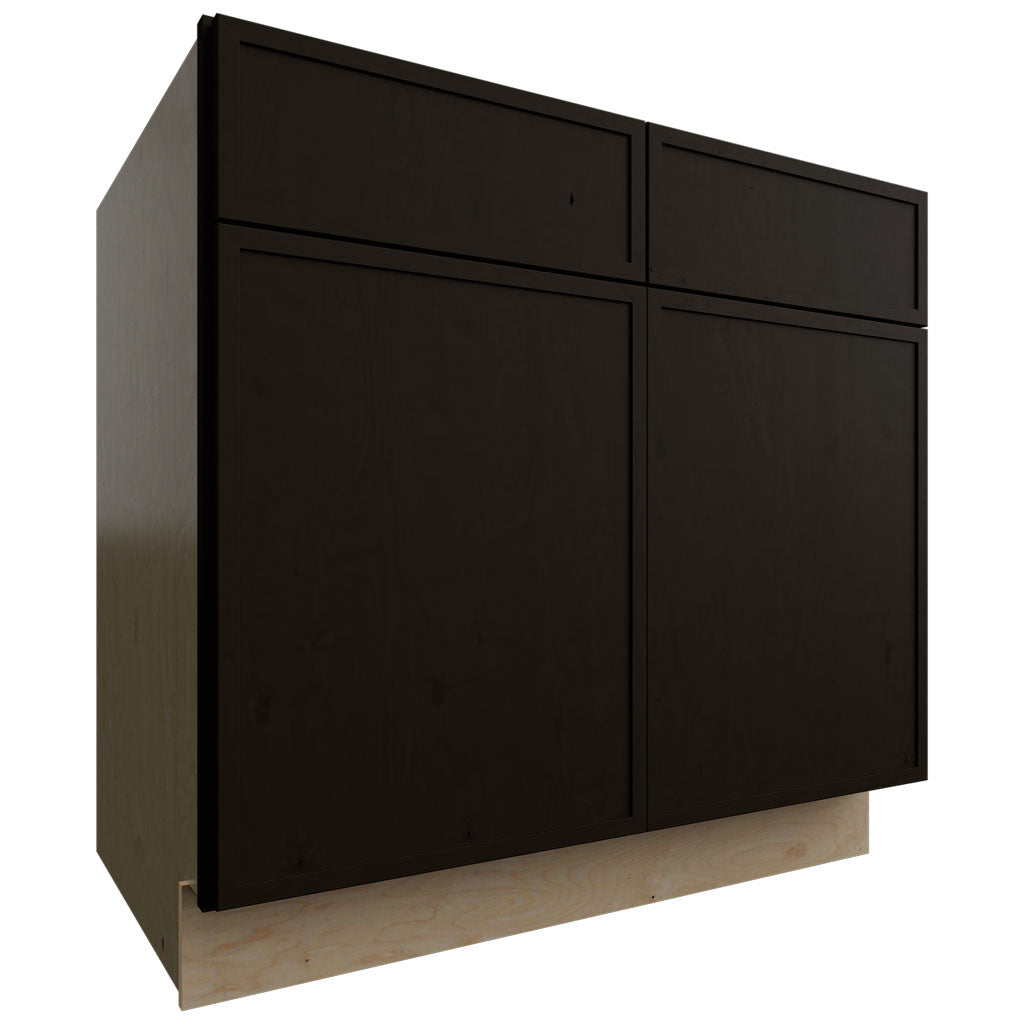Fabuwood Allure Luna Kona 36" W X 34 1/2" H X 24" D Double Door Sink Base Cabinet