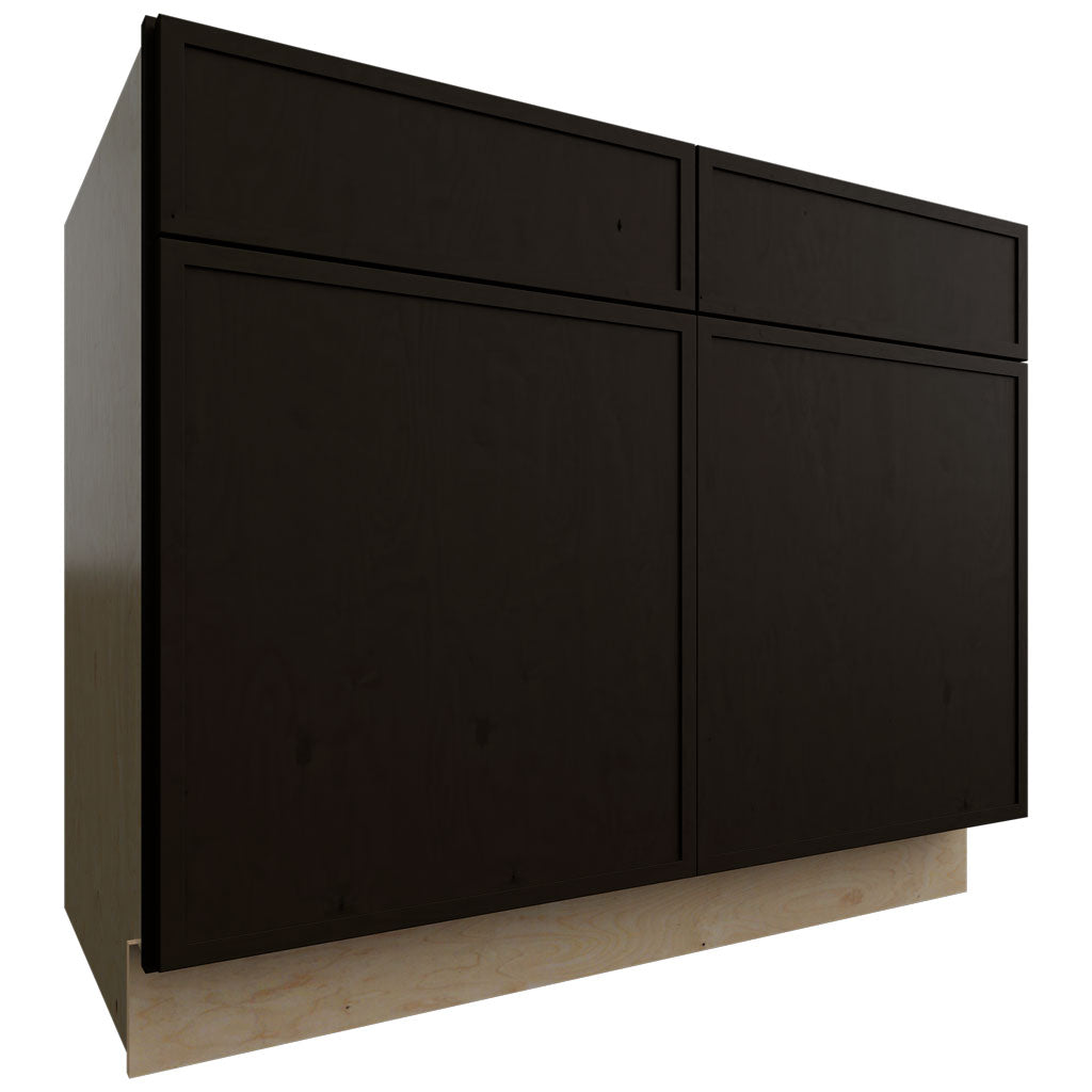 Fabuwood Allure Luna Kona 42" W X 34 1/2" H X 24" D Double Door Sink Base Cabinet