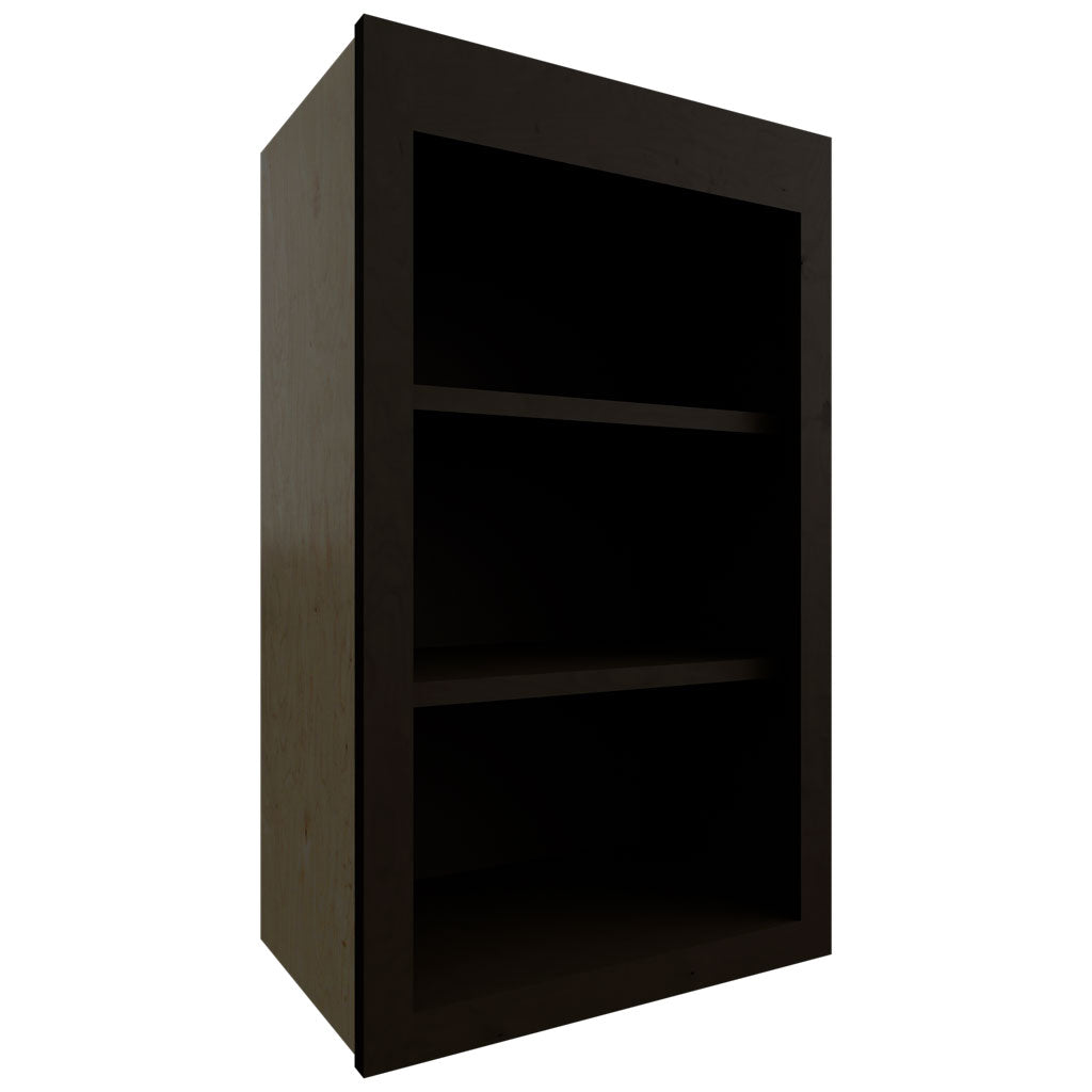 Fabuwood Allure Luna Kona 18" W X 30" H X 12" D Wall Open Shelf Cabinet