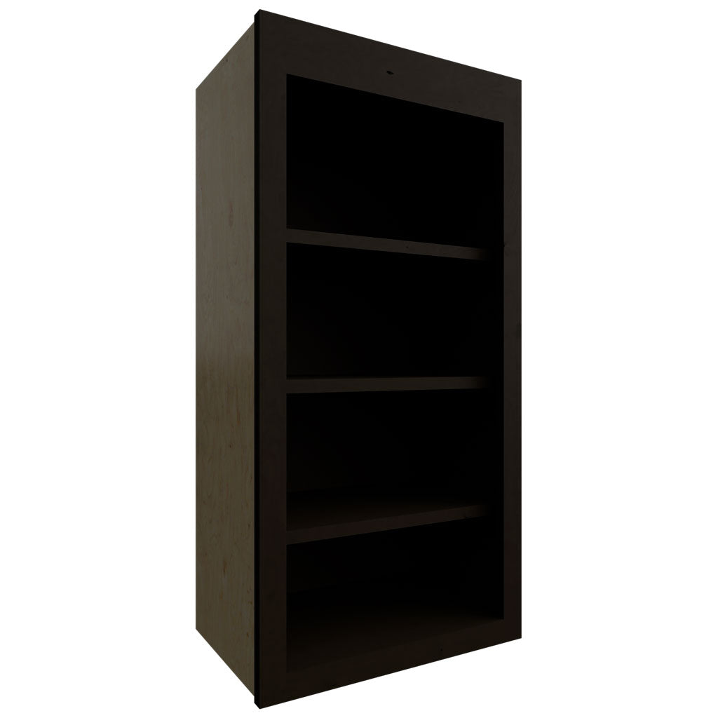 Fabuwood Allure Luna Kona 18" W X 36" H X 12" D Wall Open Shelf Cabinet