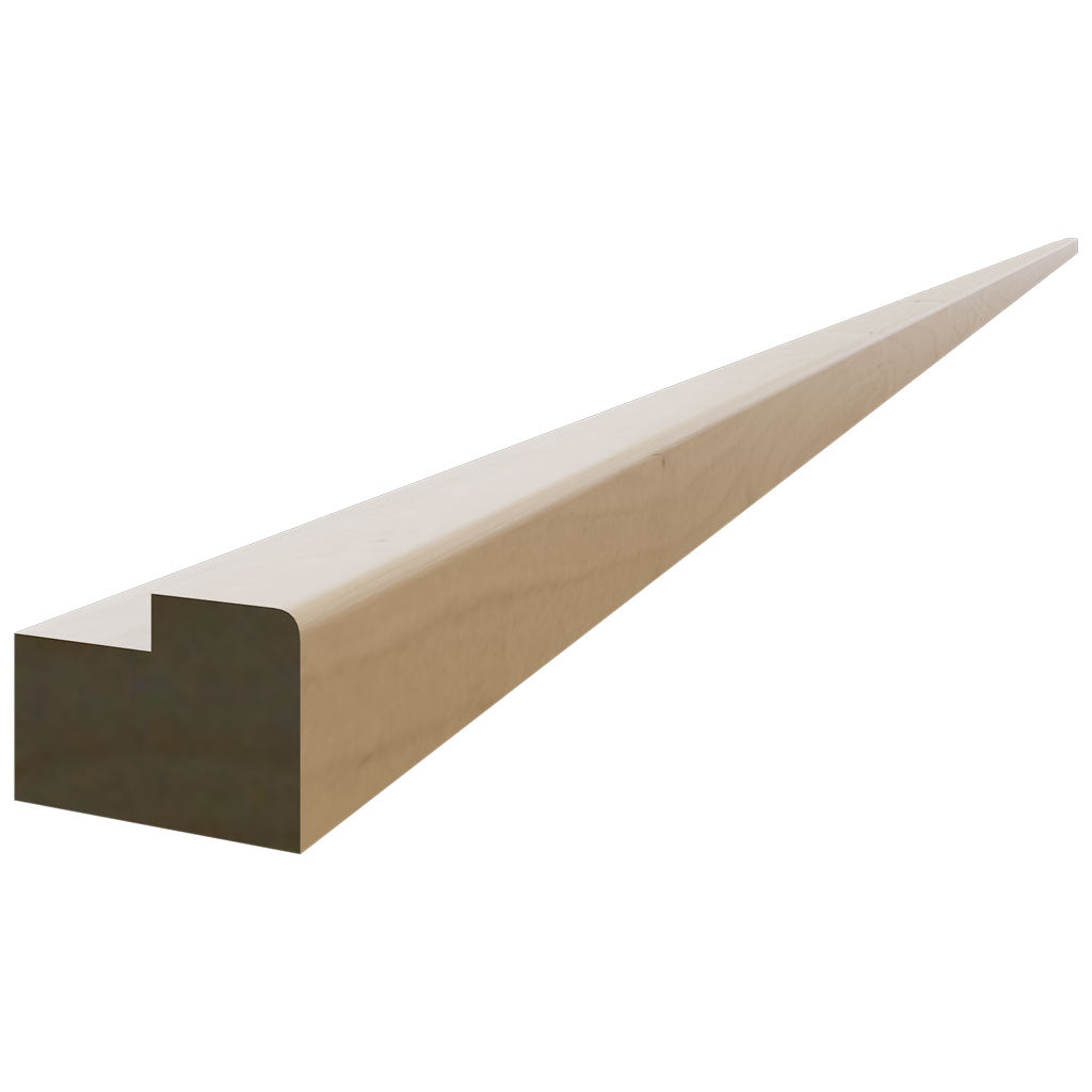 Fabuwood Allure Luna Timber 96" W X 1" H X 1 1/2" D Light Rail Molding