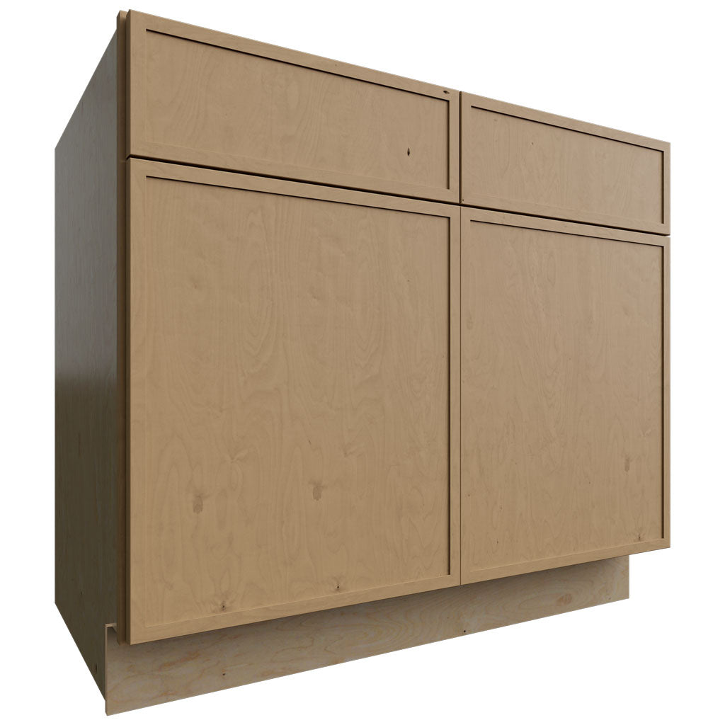 Fabuwood Allure Luna Timber 39" W X 34 1/2" H X 24" D Double Door Sink Base Cabinet