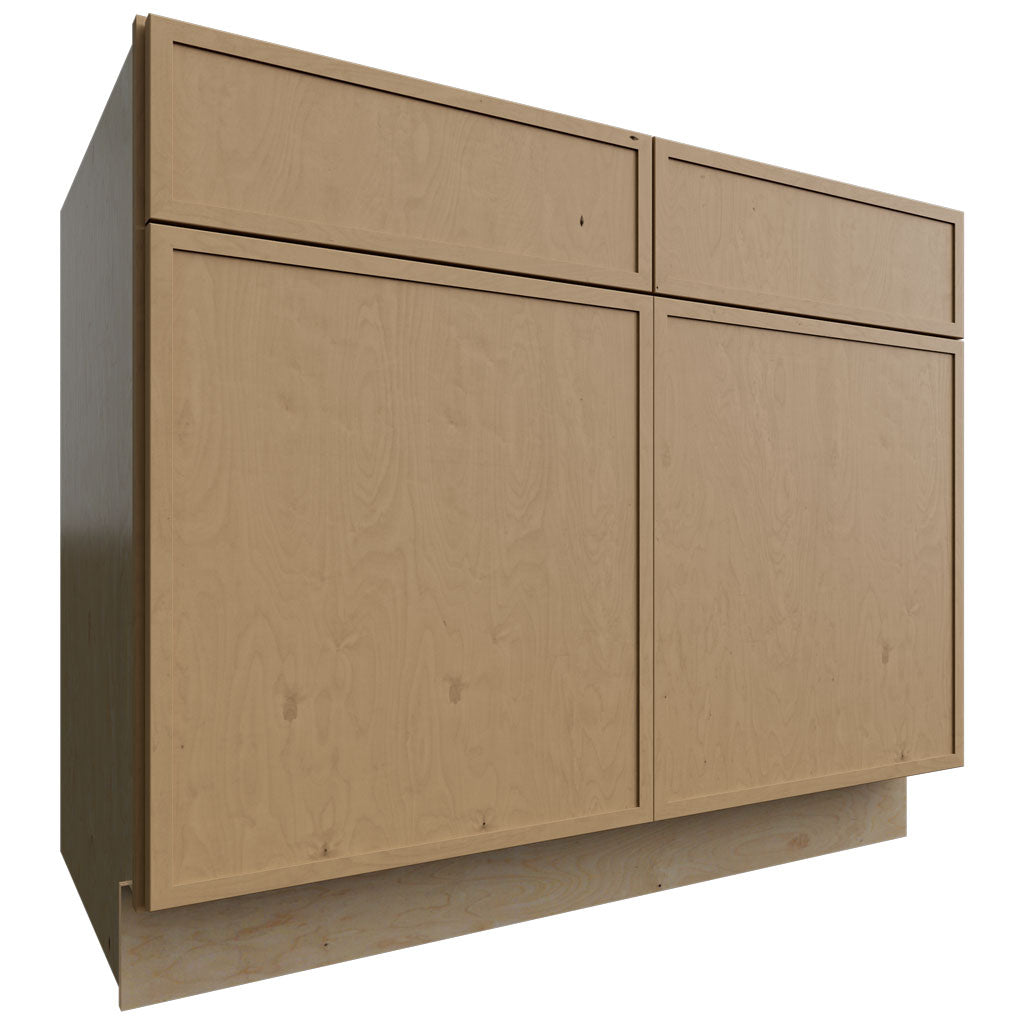 Fabuwood Allure Luna Timber 42" W X 34 1/2" H X 24" D Double Door Sink Base Cabinet
