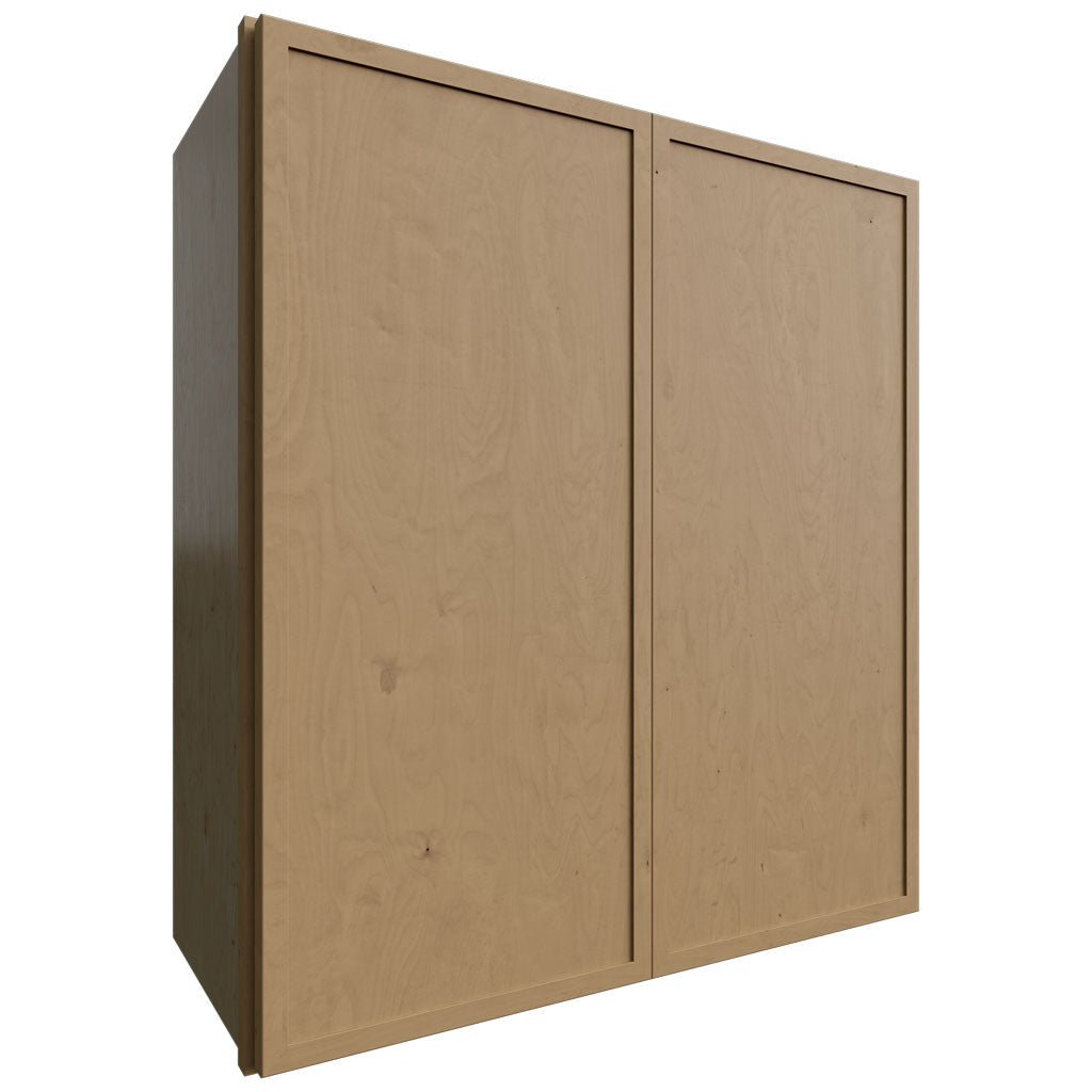 Fabuwood Allure Luna Timber 27" W X 30" H X 12" D Double Door Wall Cabinet