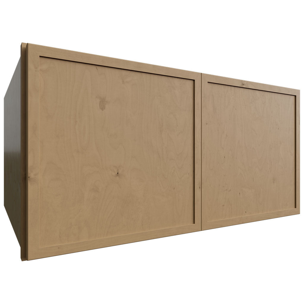 Fabuwood Allure Luna Timber 30" W X 15" H X 24" D Double Door Wall Cabinet
