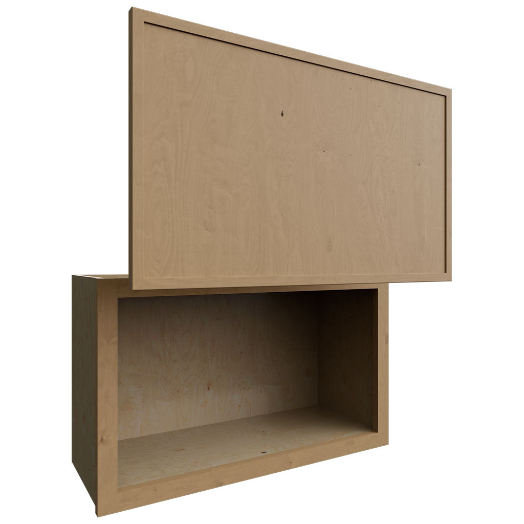 Fabuwood Allure Luna Timber 30" W X 18" H X 12" D Wall Appliance Center Cabinet