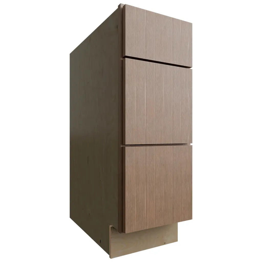 Fabuwood Allure Luxe Canyon Oak 12" W X 34 1/2" H X 24" D 3 Drawer Base Cabinet