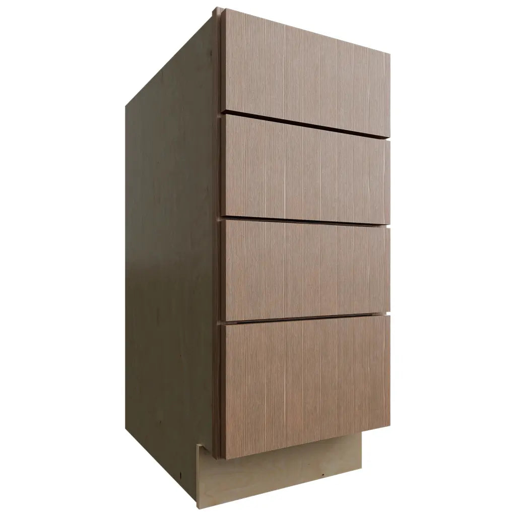 Fabuwood Allure Luxe Canyon Oak 15" W X 34 1/2" H X 24" D 4 Drawer Base Cabinet