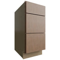 Fabuwood Allure Luxe Canyon Oak 15" W X 34 1/2" H X 24" D 3 Drawer Base Cabinet