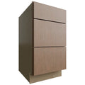 Fabuwood Allure Luxe Canyon Oak 18" W X 34 1/2" H X 24" D 3 Drawer Base Cabinet