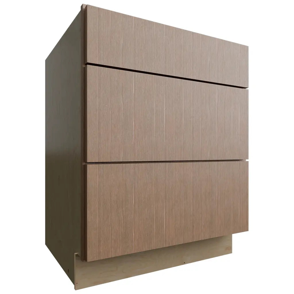 Fabuwood Allure Luxe Canyon Oak 27" W X 34 1/2" H X 24" D 3 Drawer Base Cabinet