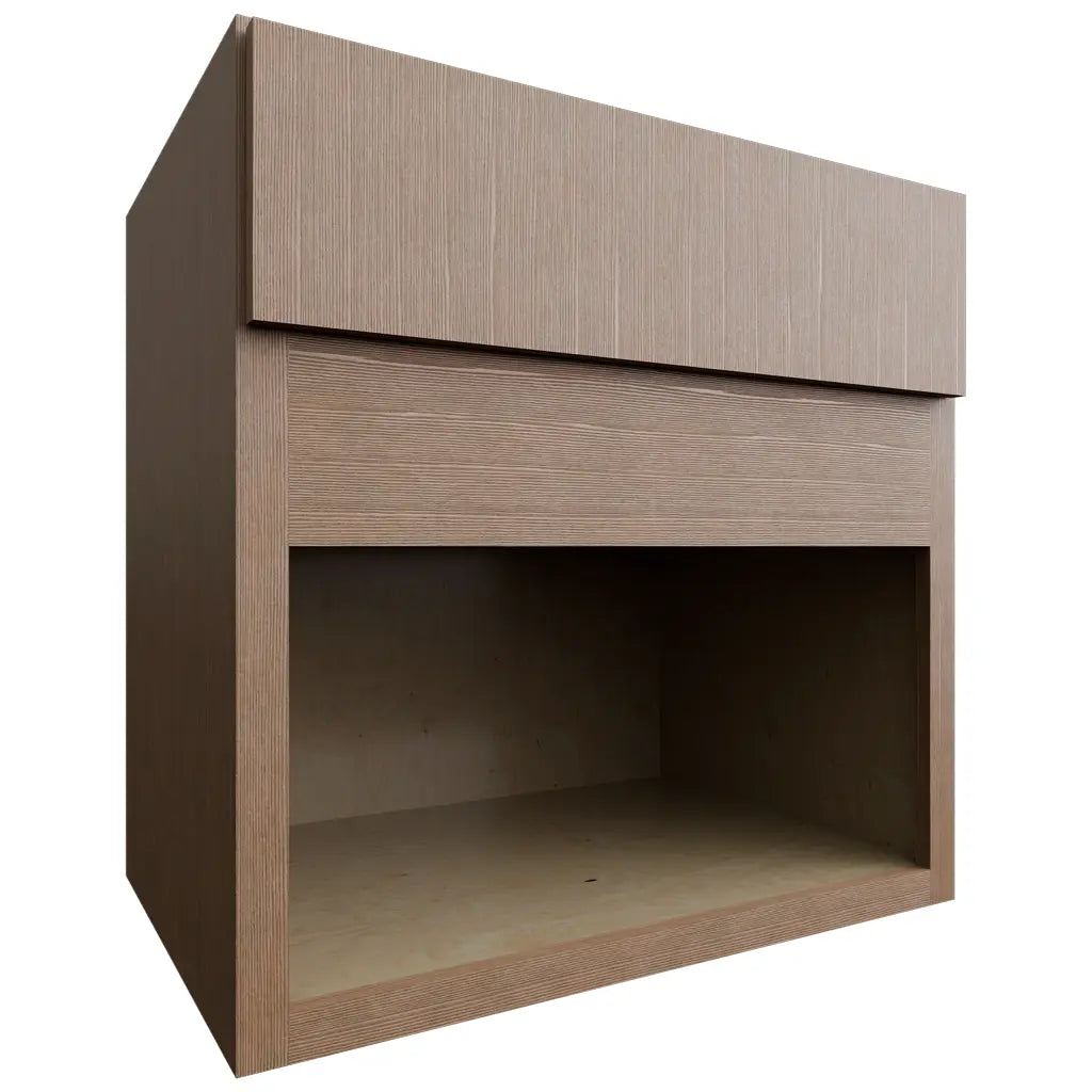 Fabuwood Allure Luxe Canyon Oak 30" W X 30" H X 21" D Wall Microwave Cabinet