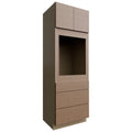 Fabuwood Allure Luxe Canyon Oak 33" W X 90" H X 24" D Single Oven Tall Cabinet
