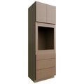 Fabuwood Allure Luxe Canyon Oak 33" W X 96" H X 24" D Single Oven Tall Cabinet