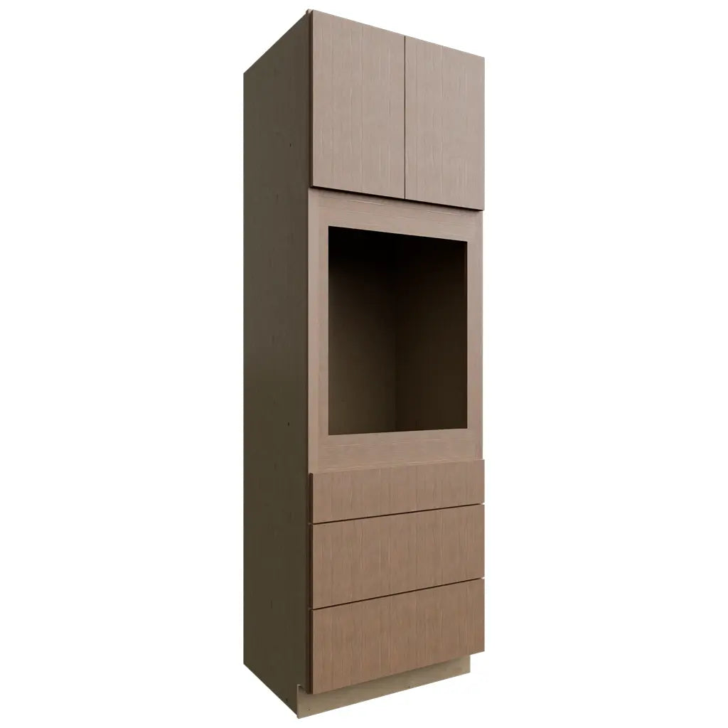Fabuwood Allure Luxe Canyon Oak 33" W X 96" H X 24" D Single Oven Tall Cabinet