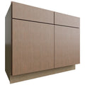 Fabuwood Allure Luxe Canyon Oak 42" W X 34 1/2" H X 24" D Double Door Sink Base Cabinet