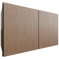 Fabuwood Allure Luxe Canyon Oak 24" W X 15" H X 12" D Double Door Wall Cabinet