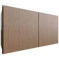 Fabuwood Allure Luxe Canyon Oak 27" W X 15" H X 12" D Double Door Wall Cabinet
