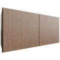 Fabuwood Allure Luxe Canyon Oak 30" W X 15" H X 12" D Double Door Wall Cabinet