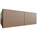 Fabuwood Allure Luxe Canyon Oak 33" W X 12" H X 24" D Double Door Wall Cabinet