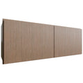 Fabuwood Allure Luxe Canyon Oak 33" W X 12" H X 12" D Double Door Wall Cabinet