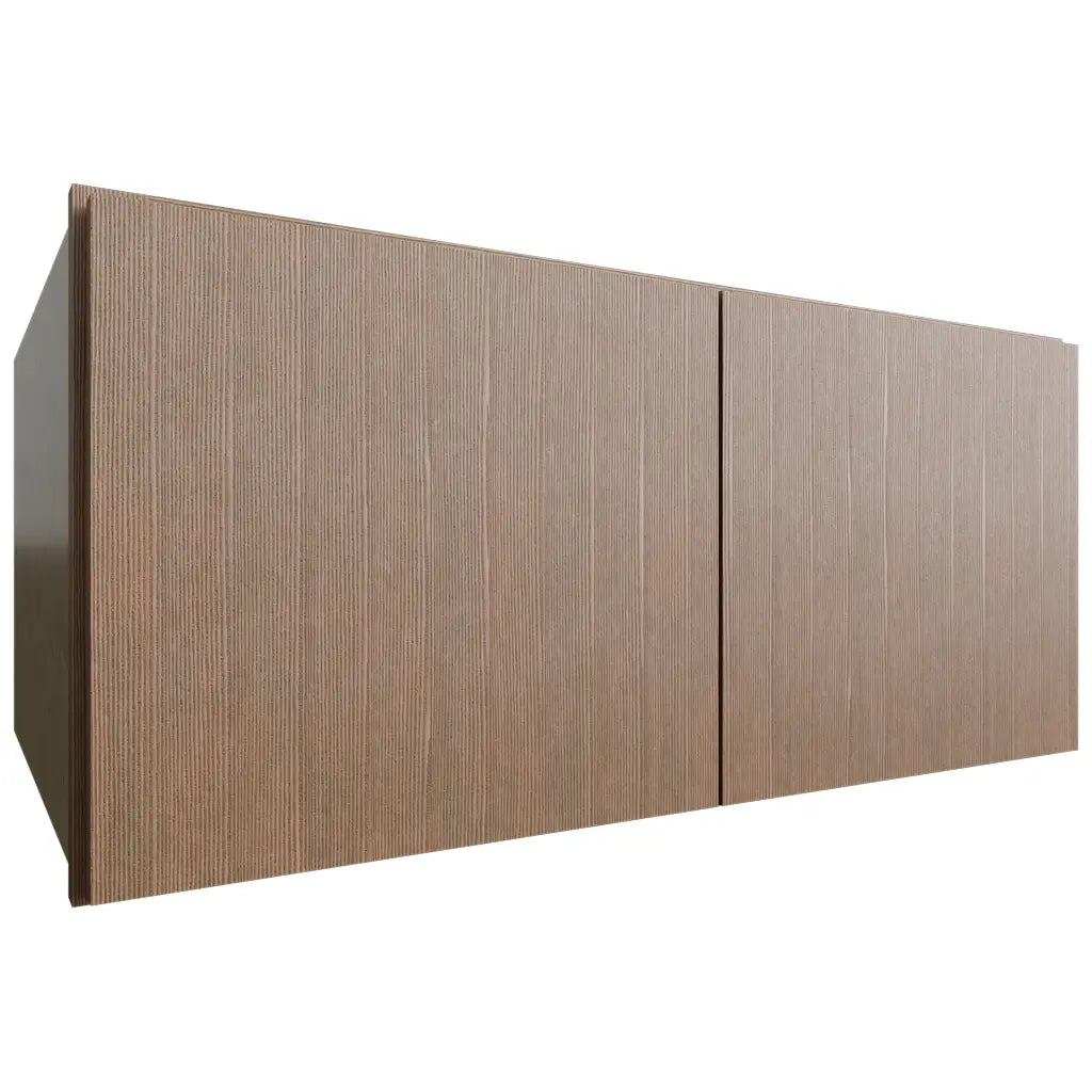 Fabuwood Allure Luxe Canyon Oak 33" W X 15" H X 24" D Double Door Wall Cabinet