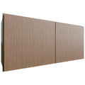 Fabuwood Allure Luxe Canyon Oak 33" W X 15" H X 12" D Double Door Wall Cabinet