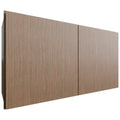 Fabuwood Allure Luxe Canyon Oak 33" W X 18" H X 12" D Double Door Wall Cabinet