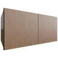 Fabuwood Allure Luxe Canyon Oak 36" W X 18" H X 24" D Double Door Wall Cabinet