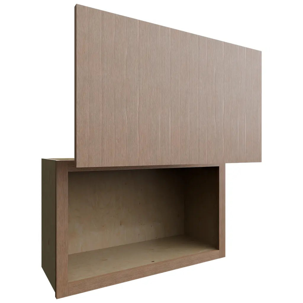 Fabuwood Allure Luxe Canyon Oak 30" W X 18" H X 12" D Wall Appliance Center Cabinet