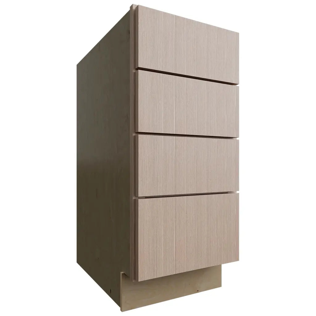 Fabuwood Allure Luxe Desert Oak 15" W X 34 1/2" H X 24" D 4 Drawer Base Cabinet