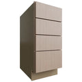 Fabuwood Allure Luxe Desert Oak 15" W X 34 1/2" H X 24" D 4 Drawer Base Cabinet