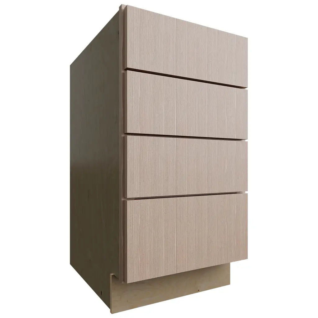 Fabuwood Allure Luxe Desert Oak 18" W X 34 1/2" H X 24" D 4 Drawer Base Cabinet