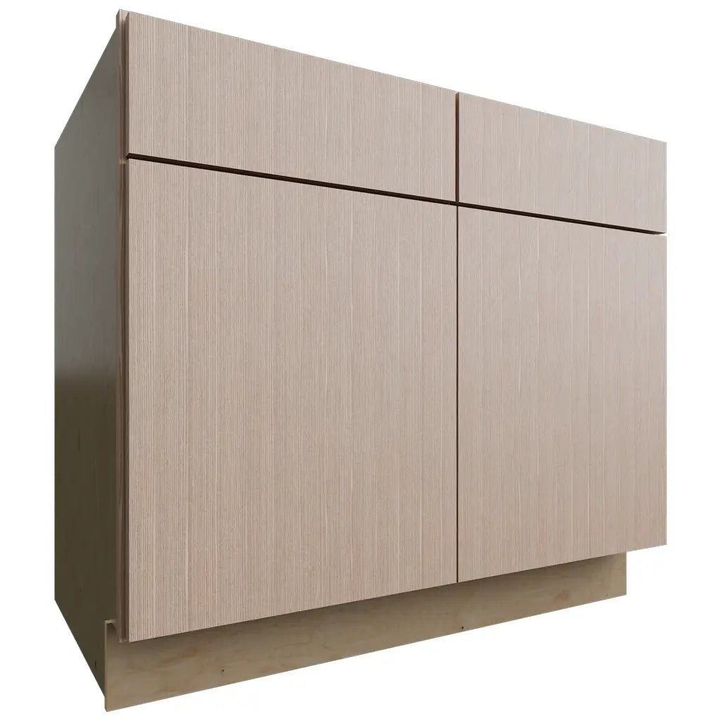 Fabuwood Allure Luxe Desert Oak 39" W X 34 1/2" H X 24" D Double Door Sink Base Cabinet
